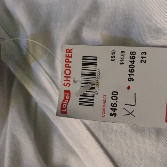 New, Zac & Rachel, white sleeves blouse, size XL - Picture 5 of 5